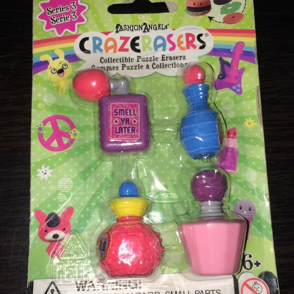 “FREE” perfume erasers